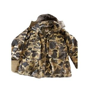 Vintage Columbia Delta Marsh Gore-Tex Camo Thinsulate Hunting Jacket Medium Read
